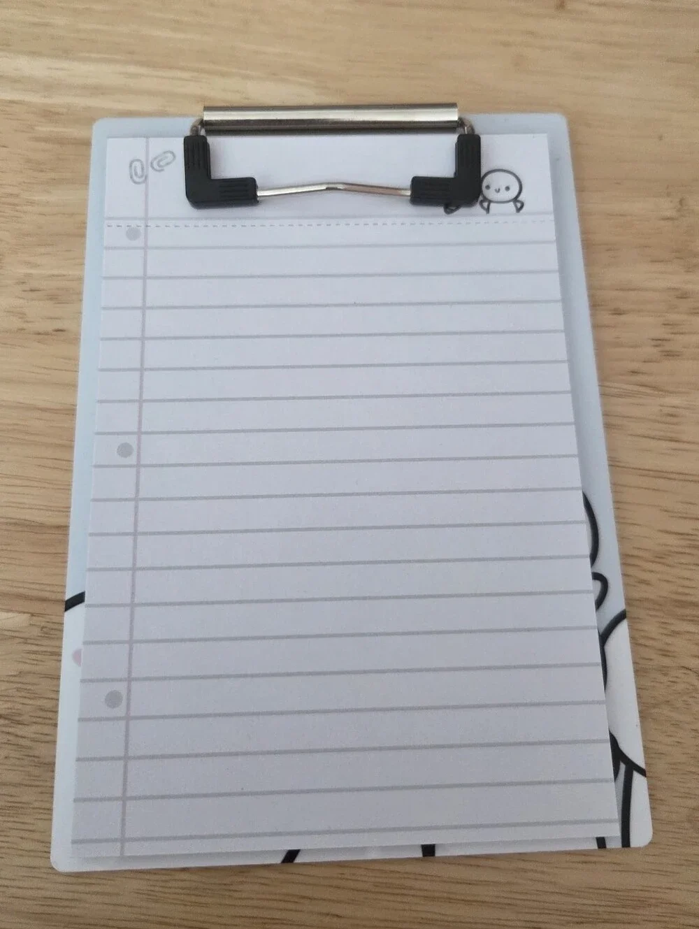 TCMC Acrylic Clipboard with Notepad 2023 April Sub The Coffee Monsterz Co